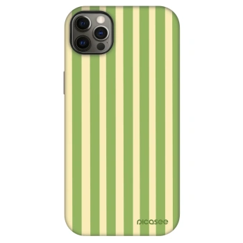 Hülle für Apple iPhone 12 Pro Max - Lines Matcha