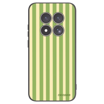 Picasee Xiaomi Redmi Note 15 Pro 4G Hülle - Schwarzes Silikon - Lines Matcha