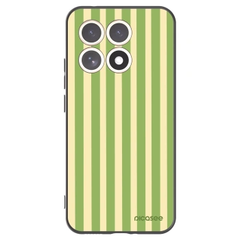 Picasee Xiaomi 15T Hülle - Schwarzes Silikon - Lines Matcha