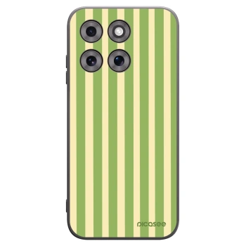 Picasee Motorola Moto G77 Hülle - Schwarzes Silikon - Lines Matcha