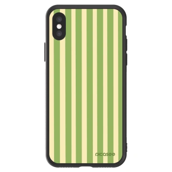 Picasee ULTIMATE CASE für Apple iPhone X/XS - Lines Matcha