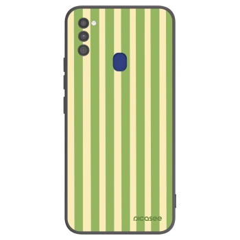 Hülle für Samsung Galaxy M21 M215F - Lines Matcha