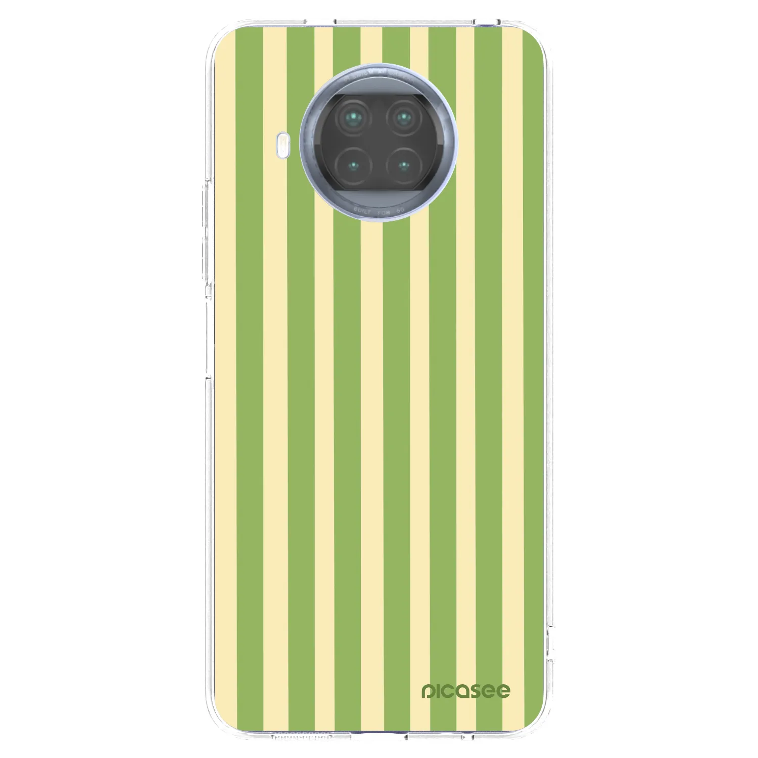 Picasee Xiaomi Mi 10T Lite Hülle - Transparentes Silikon - Lines Matcha