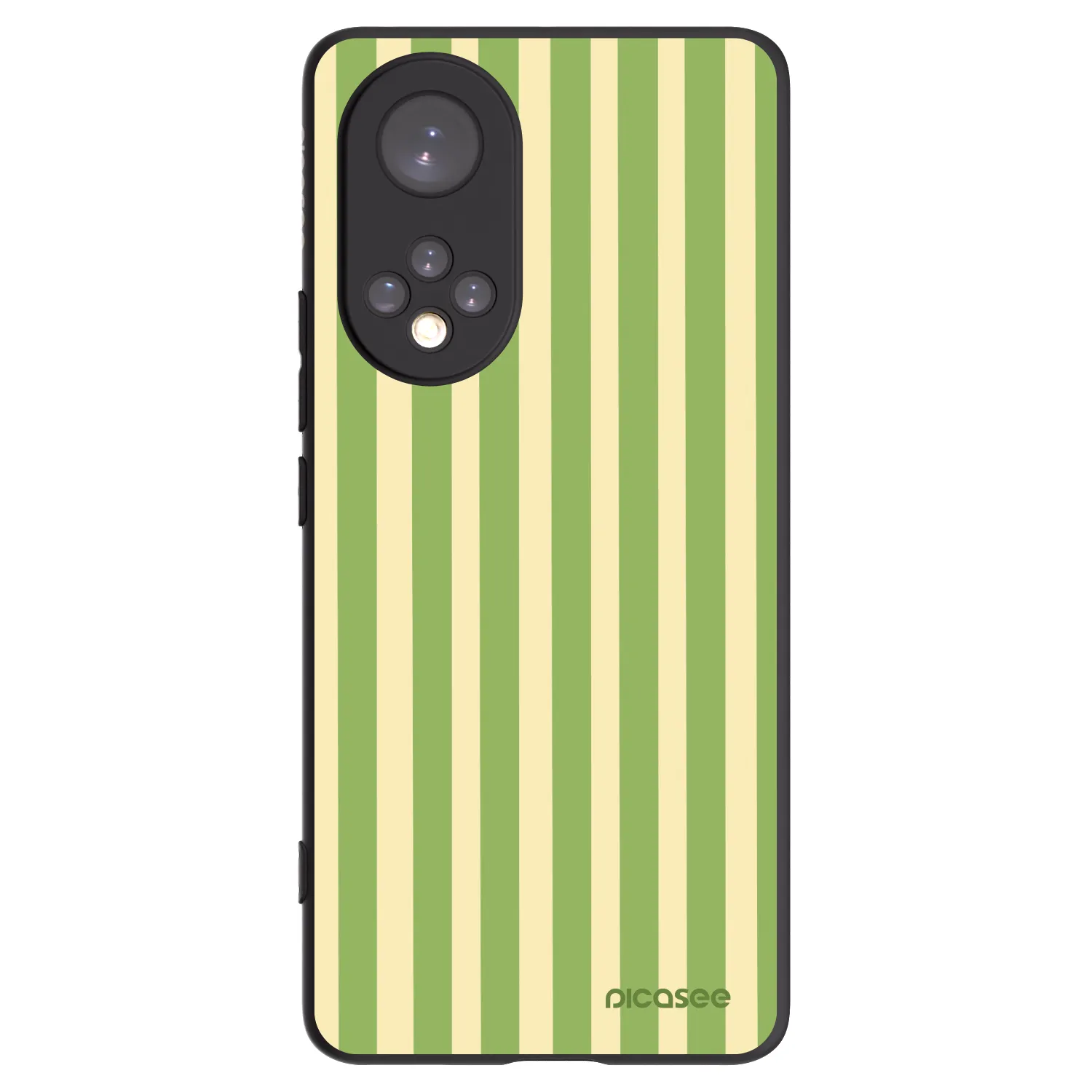 Picasee Honor 50 5G Hülle - Schwarzes Silikon - Lines Matcha