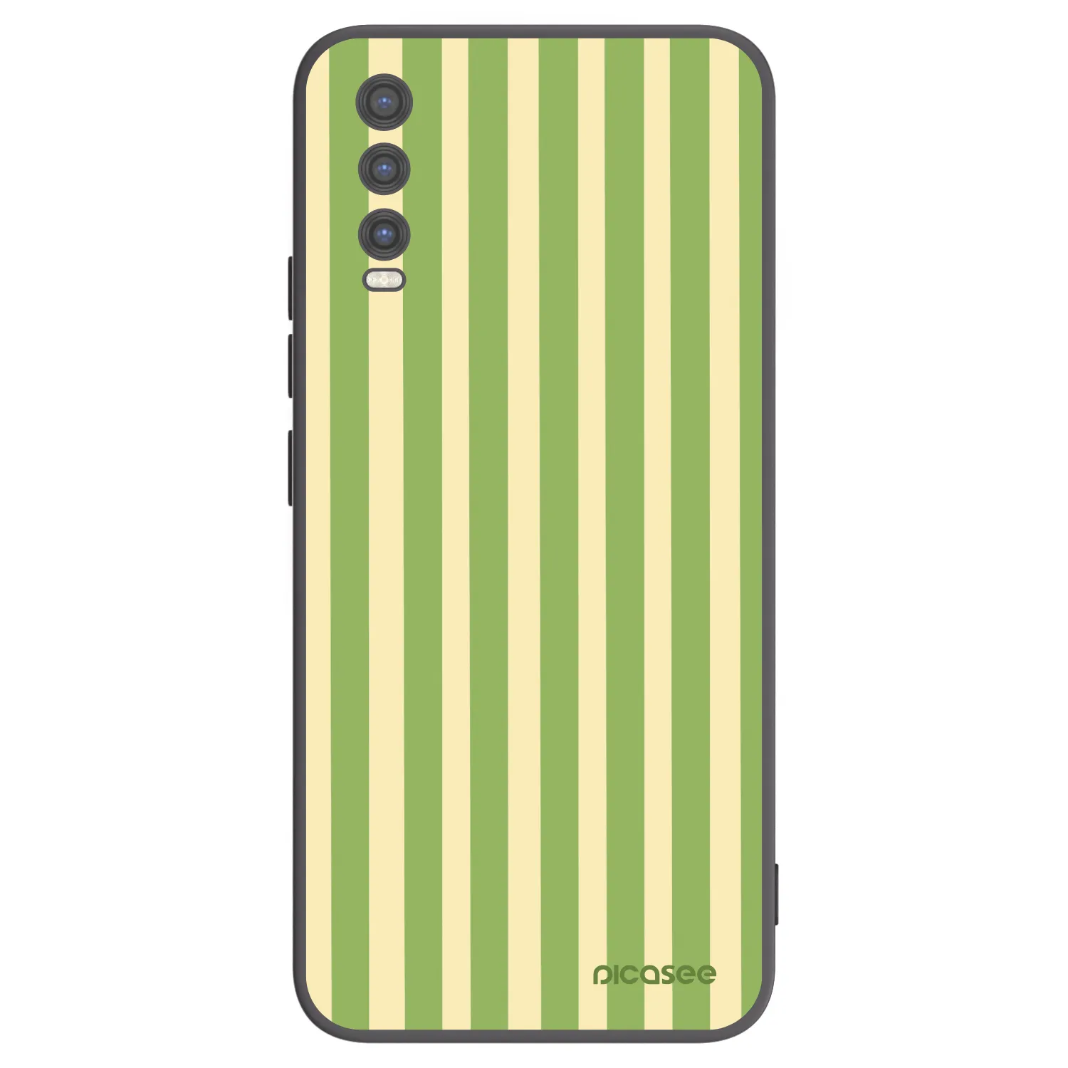 Picasee Vivo Y20s Hülle - Schwarzes Silikon - Lines Matcha