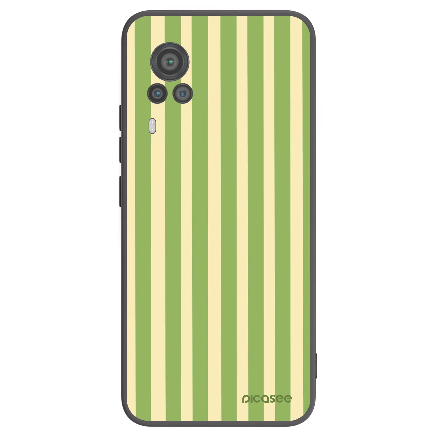 Picasee Vivo X60 Pro 5G Hülle - Schwarzes Silikon - Lines Matcha