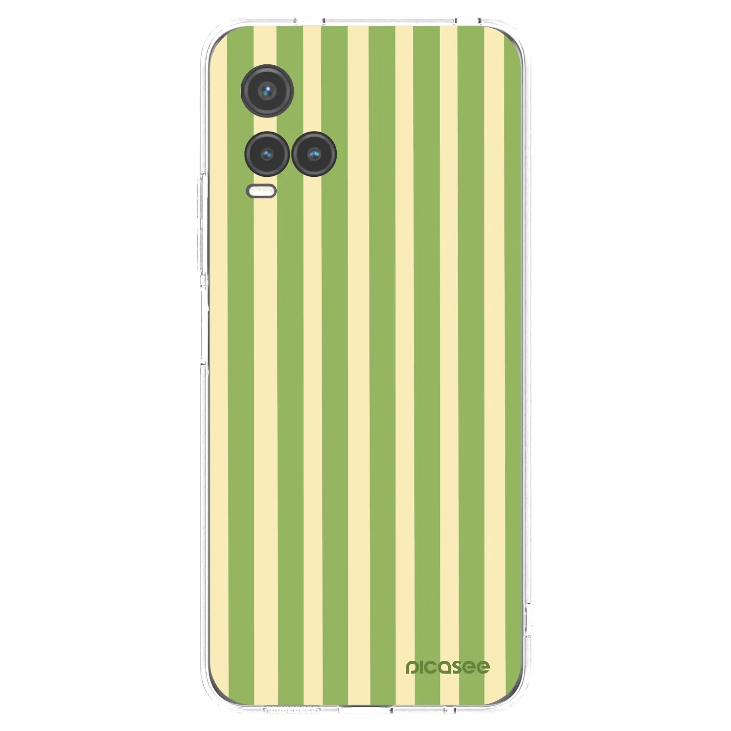 Picasee Vivo Y33s Hülle - Transparentes Silikon - Lines Matcha