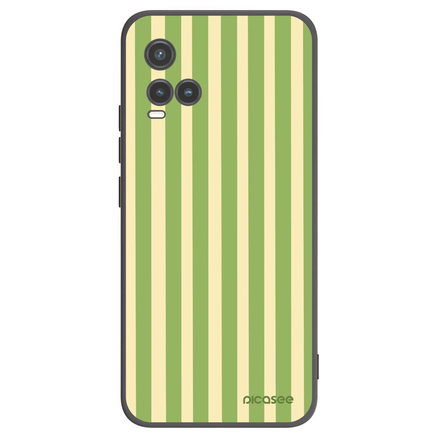 Picasee Vivo Y33s Hülle - Schwarzes Silikon - Lines Matcha