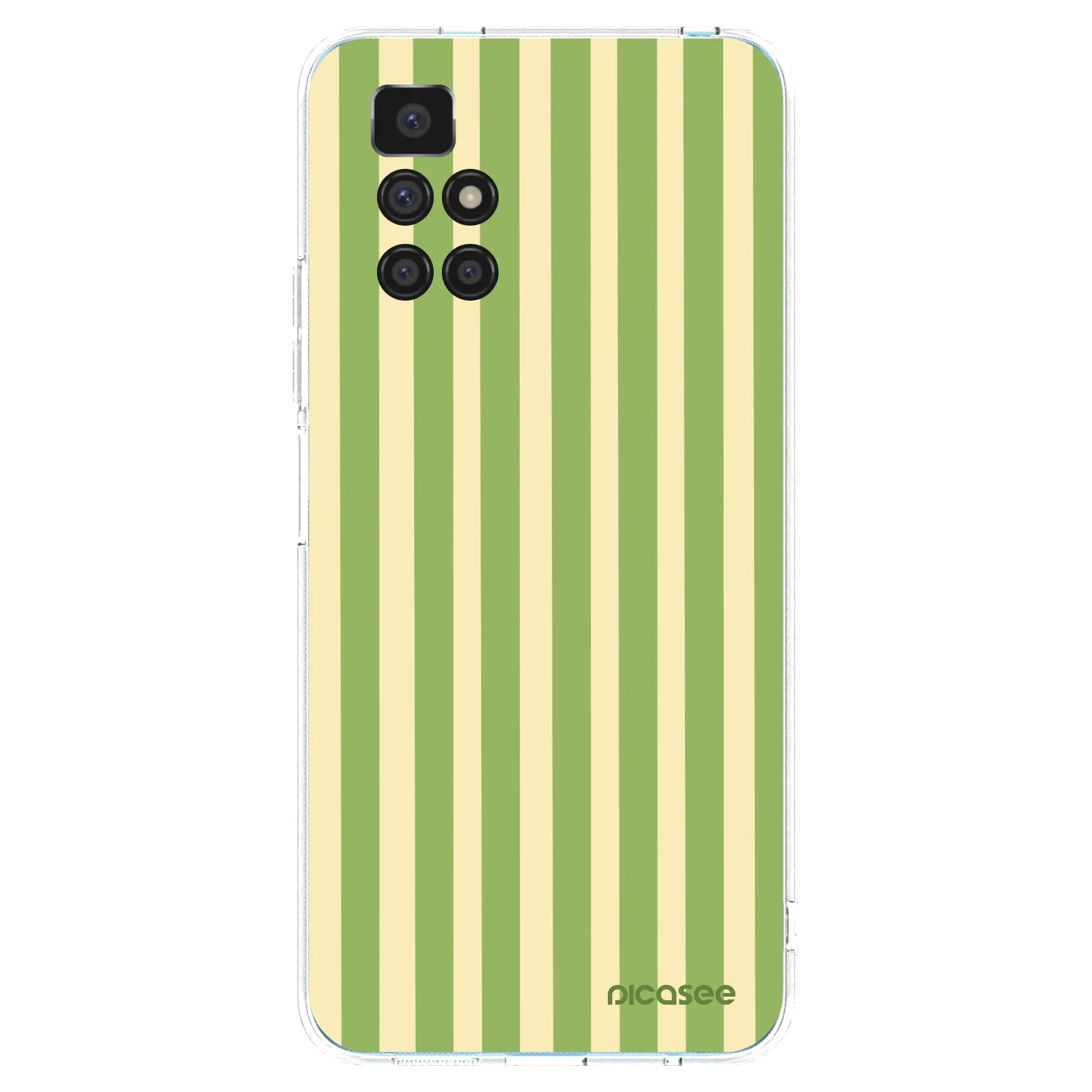 Picasee Xiaomi Redmi 10 (2022) Hülle - Transparentes Silikon - Lines Matcha