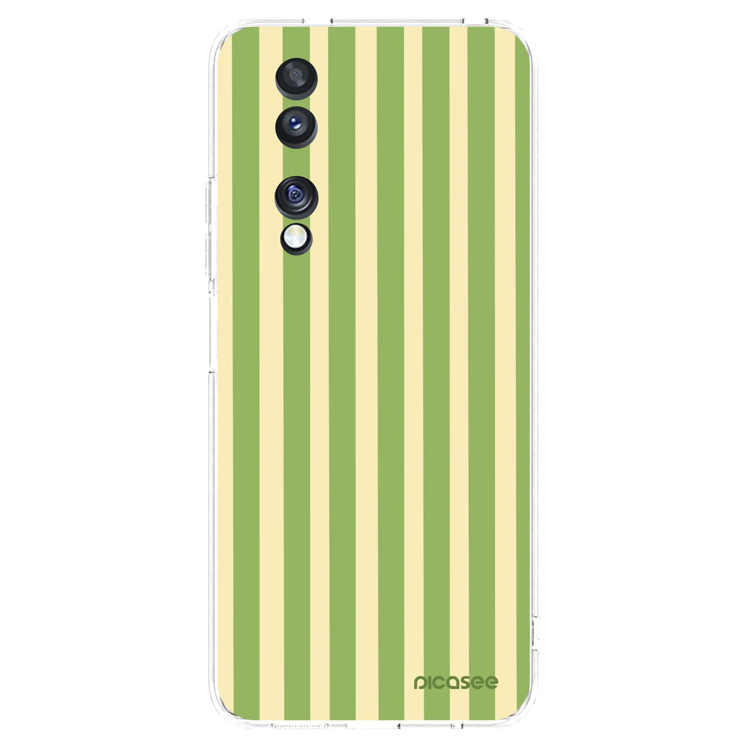 Picasee Honor 70 Hülle - Transparentes Silikon - Lines Matcha