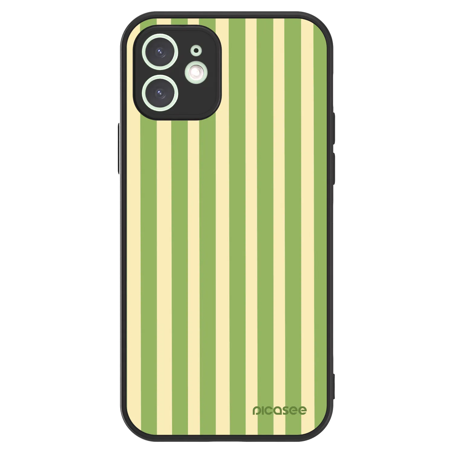 Picasee ULTIMATE CASE MagSafe für Apple iPhone 12 - Lines Matcha