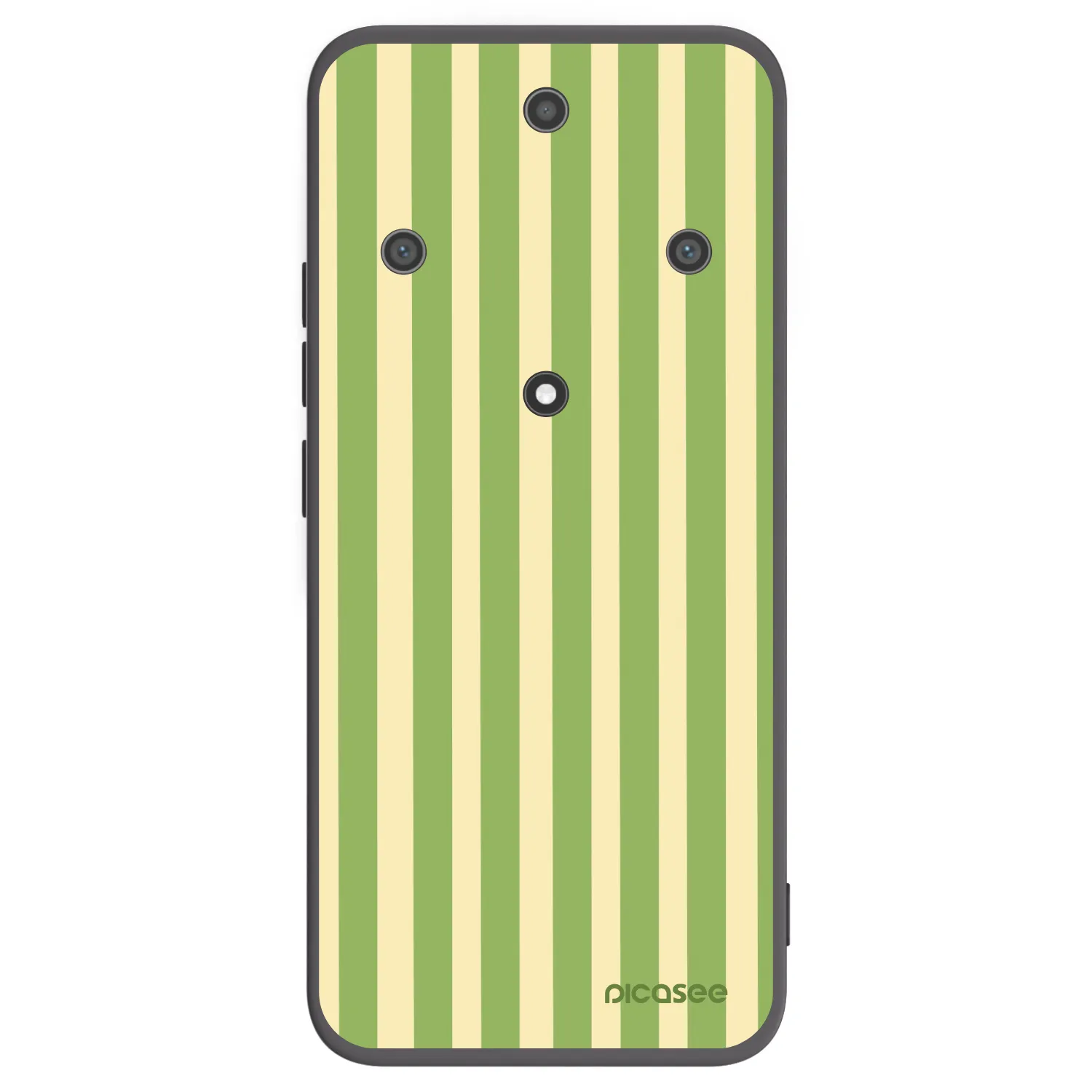 Picasee Honor Magic5 Lite 5G Hülle - Schwarzes Silikon - Lines Matcha