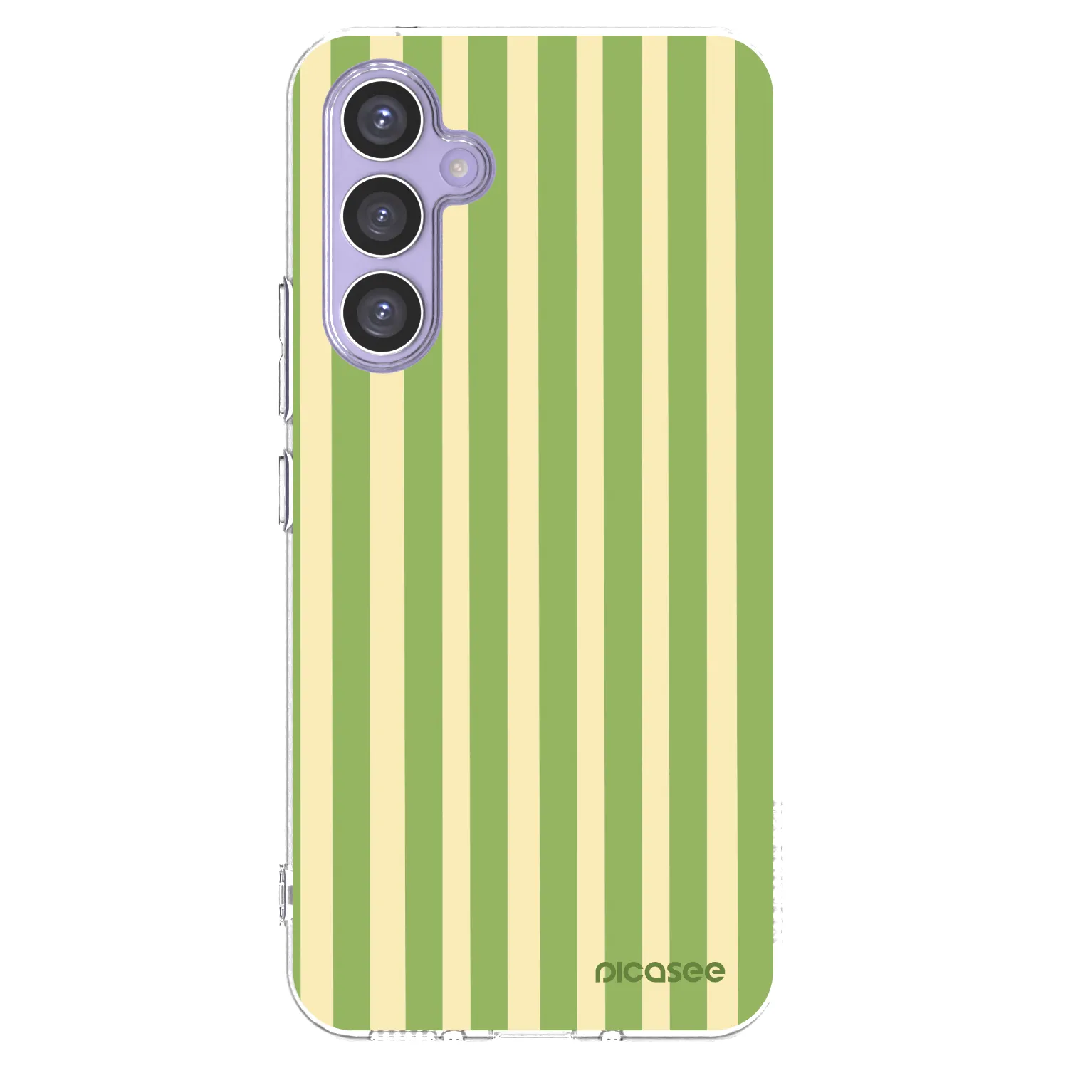 Picasee Samsung Galaxy A54 5G A546B Hülle - Transparentes Silikon - Lines Matcha