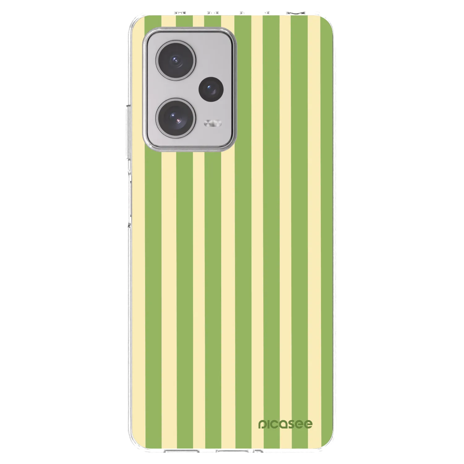 Picasee Xiaomi Redmi Note 12 Pro+ 5G Hülle - Transparentes Silikon - Lines Matcha