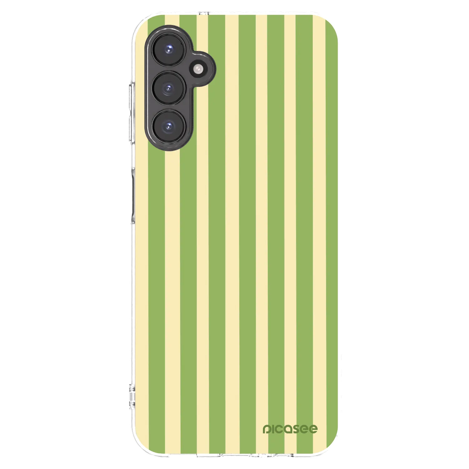 Picasee Samsung Galaxy A14 5G A146P Hülle - Transparentes Silikon - Lines Matcha