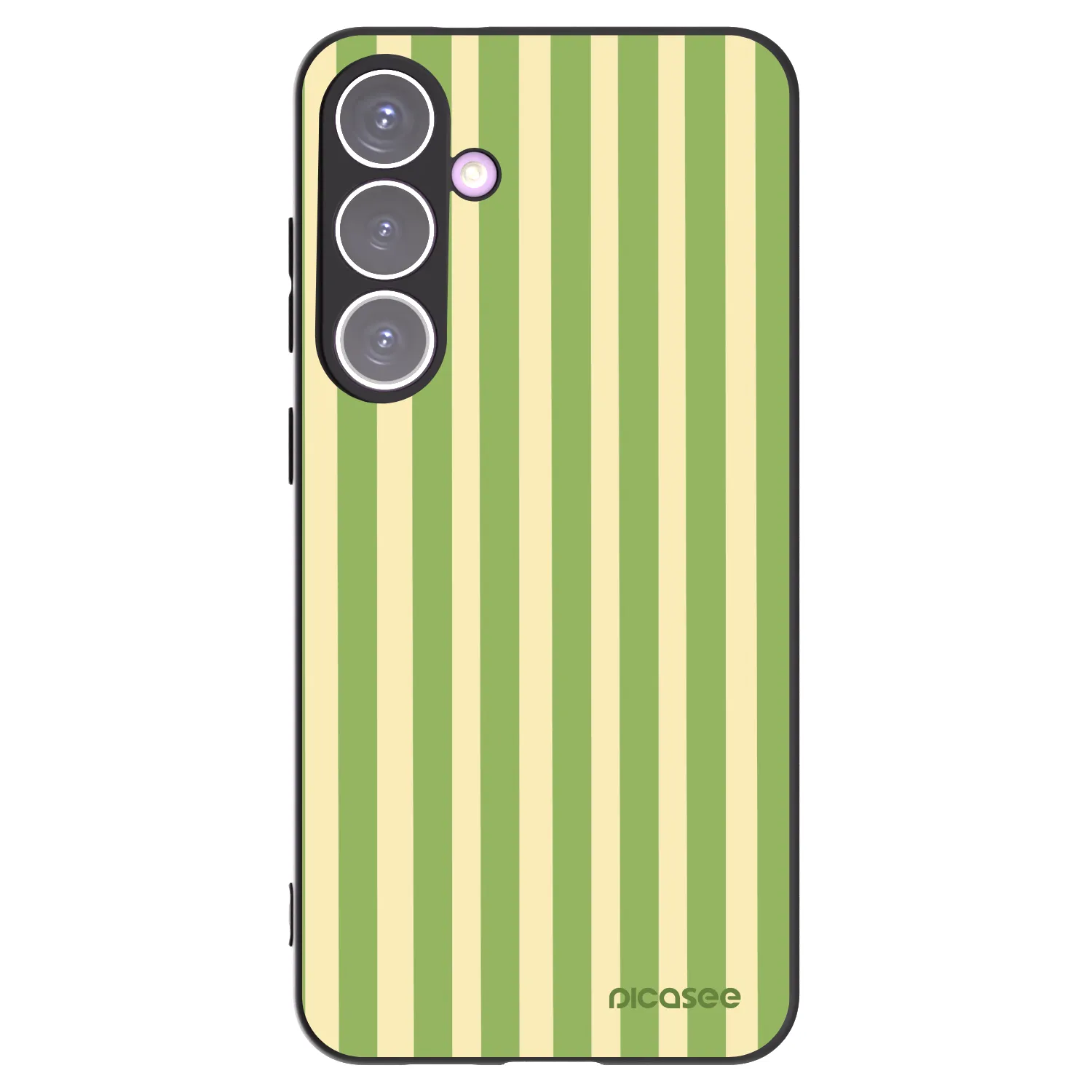 Picasee Samsung Galaxy S24+ S926B 5G Hülle - Schwarzes Silikon - Lines Matcha