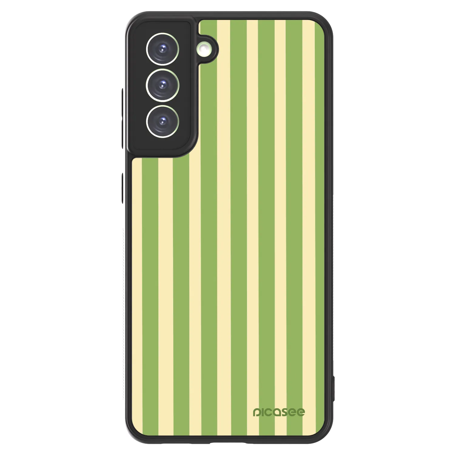 Picasee ULTIMATE CASE PowerShare für Samsung Galaxy S21 FE 5G - Lines Matcha