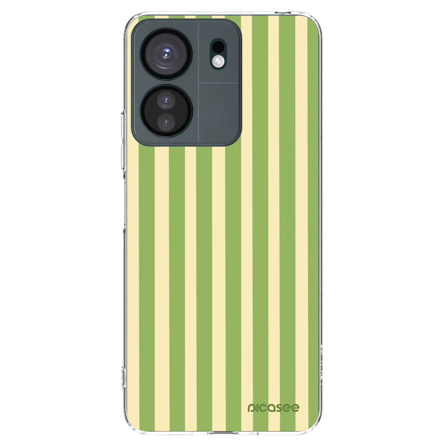 Picasee Xiaomi Redmi 13C 4G Hülle - Transparentes Silikon - Lines Matcha