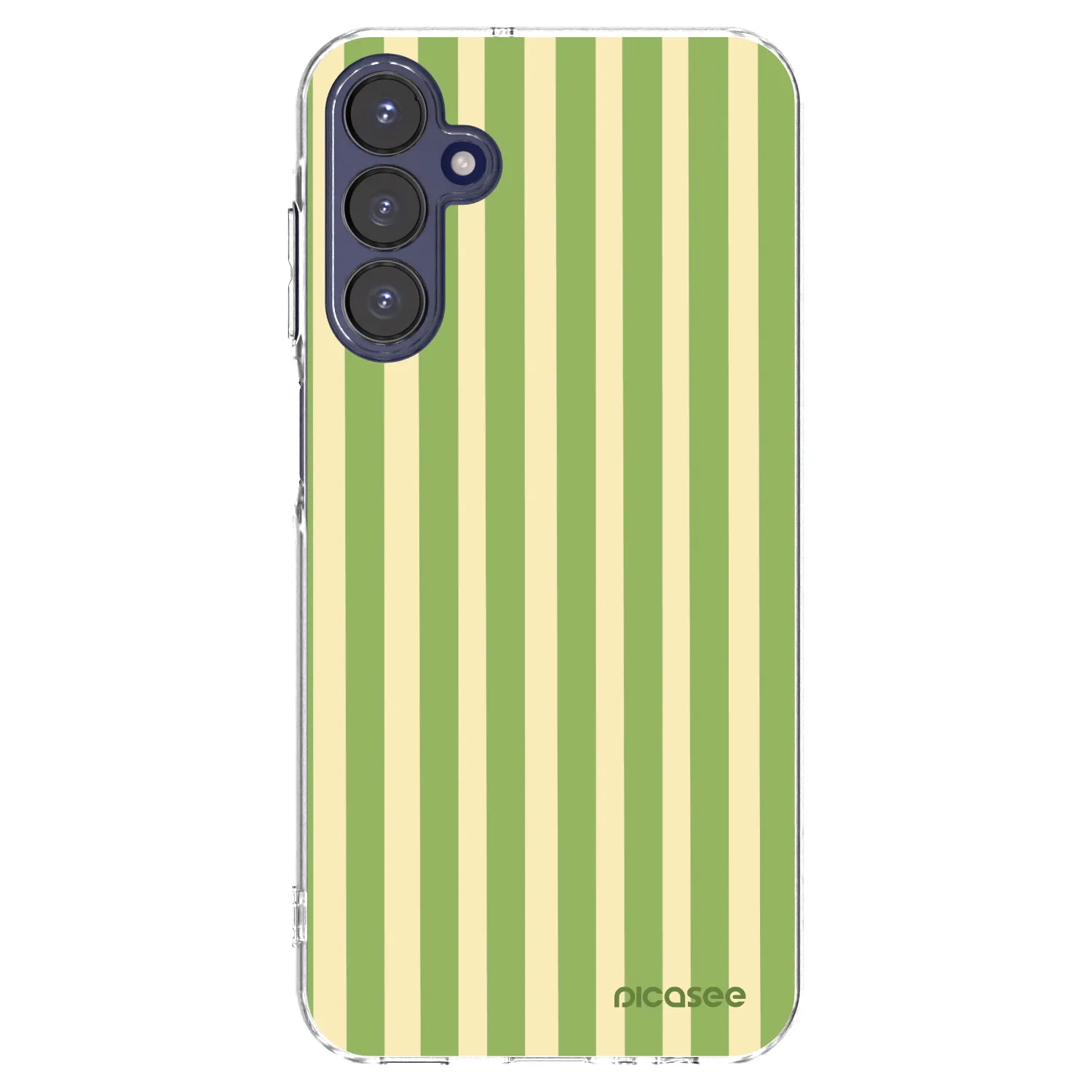 Picasee Samsung Galaxy A15 A155F 4G Hülle - Transparentes Silikon - Lines Matcha