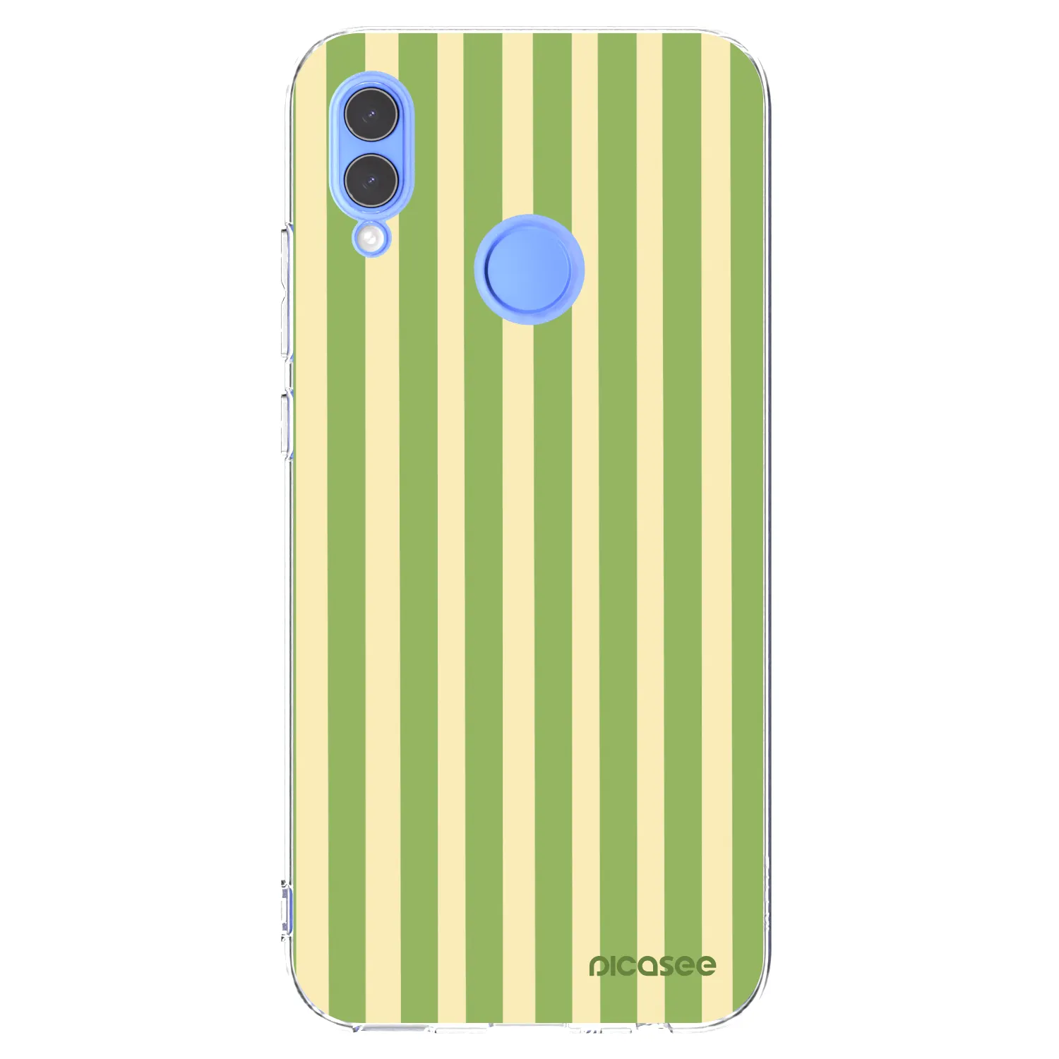 Picasee Huawei P Smart 2019 Hülle - Transparentes Silikon - Lines Matcha