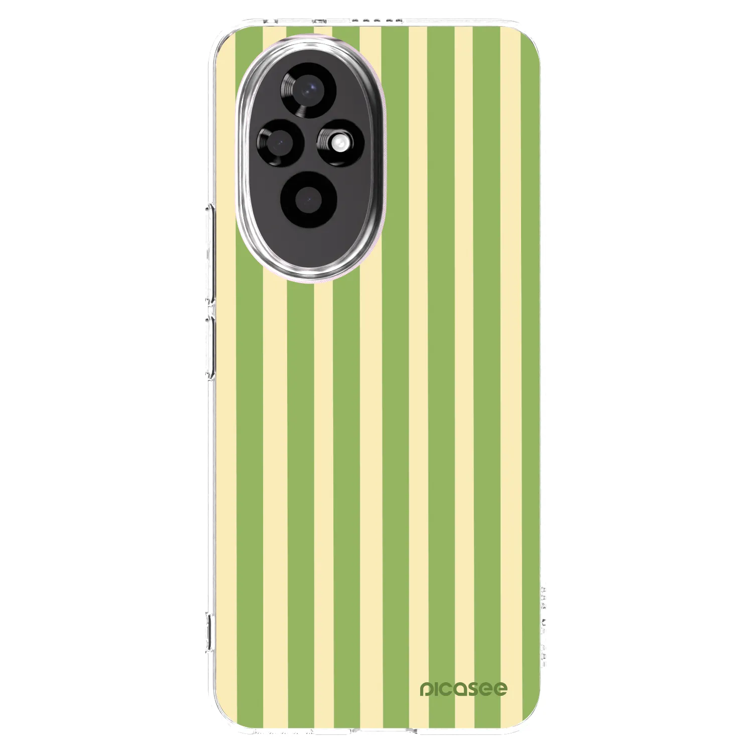 Picasee Honor 200 Pro 5G Hülle - Transparentes Silikon - Lines Matcha