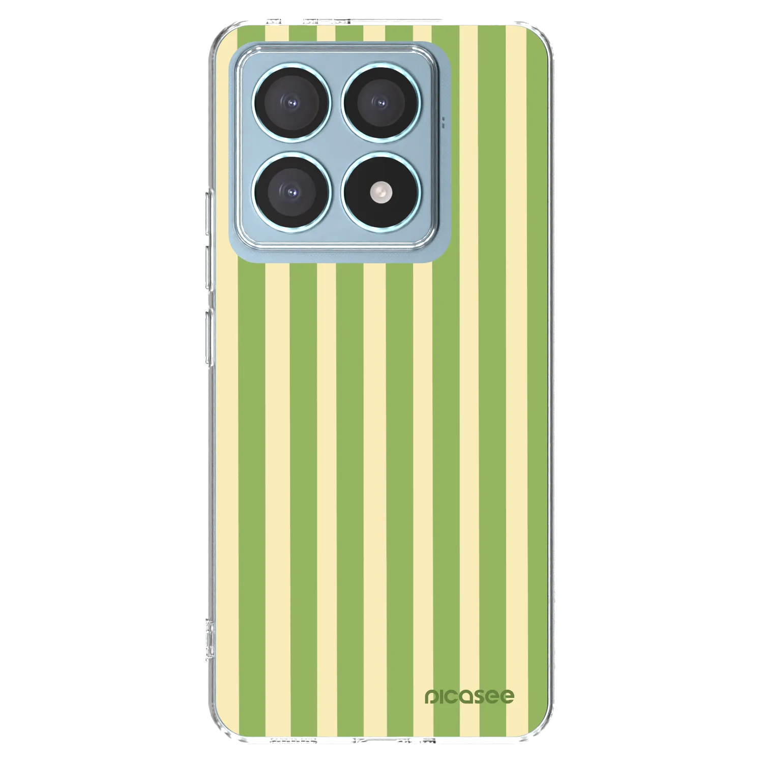 Picasee Xiaomi 14T Pro Hülle - Transparentes Silikon - Lines Matcha