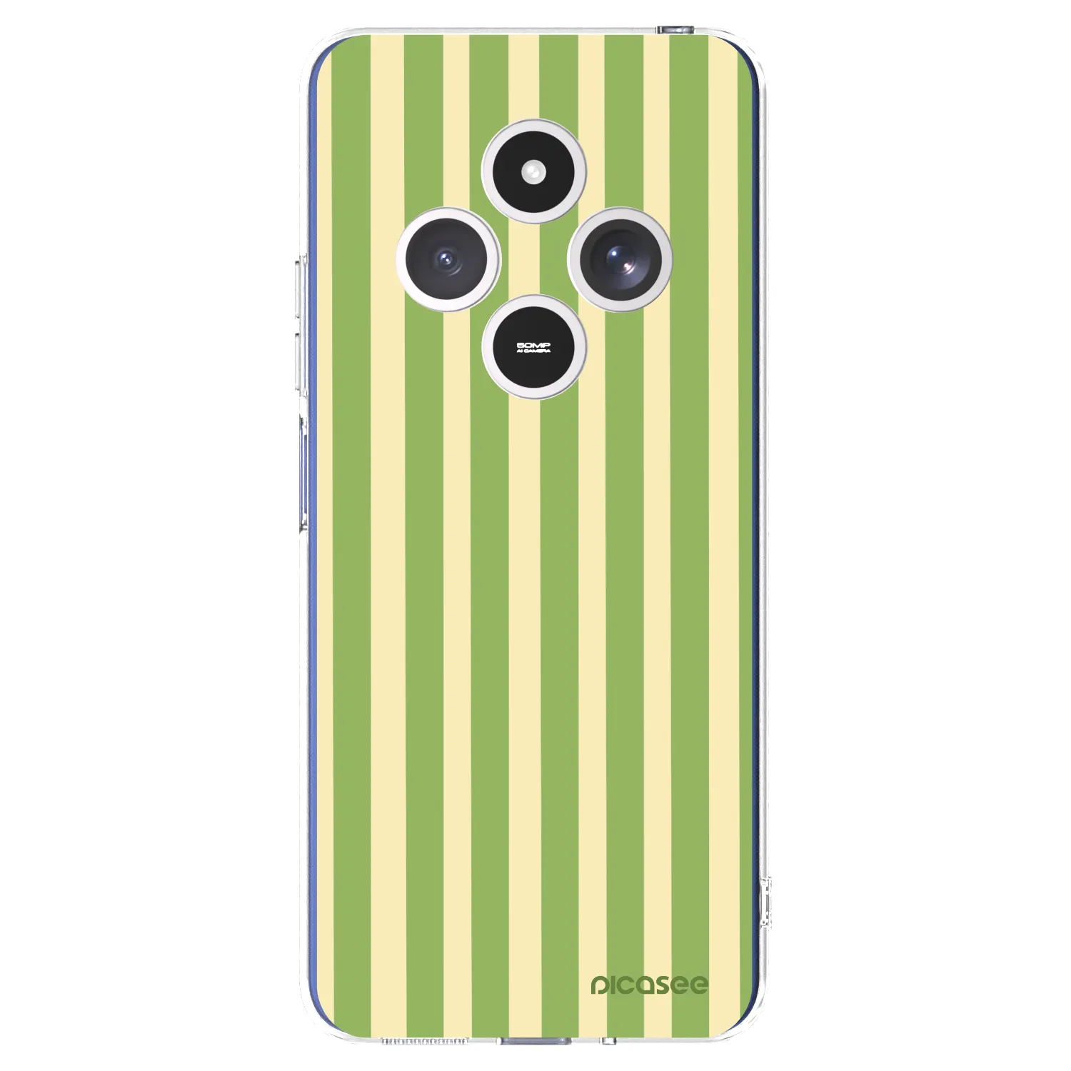 Picasee Xiaomi Redmi 14C Hülle - Transparentes Silikon - Lines Matcha