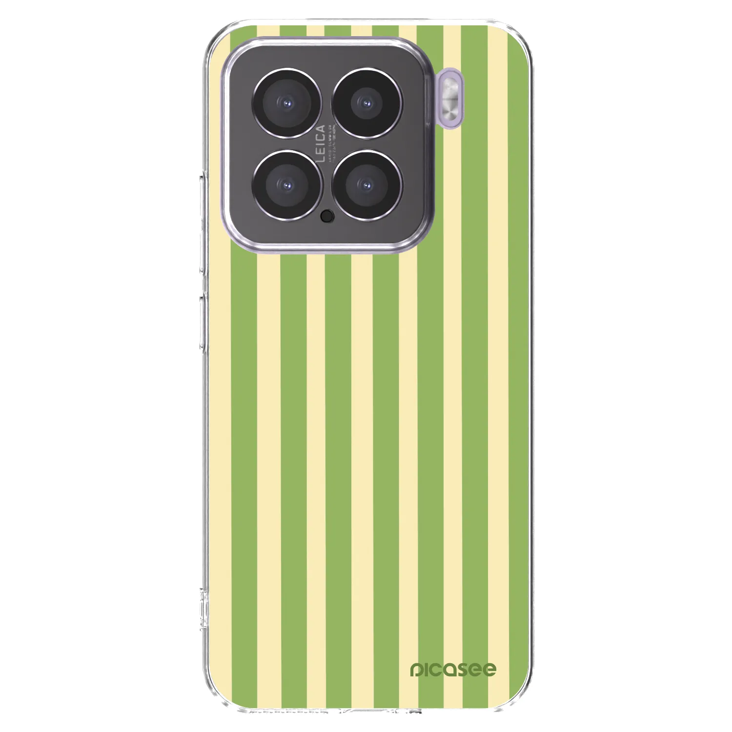 Picasee Xiaomi 15 Hülle - Transparentes Silikon - Lines Matcha