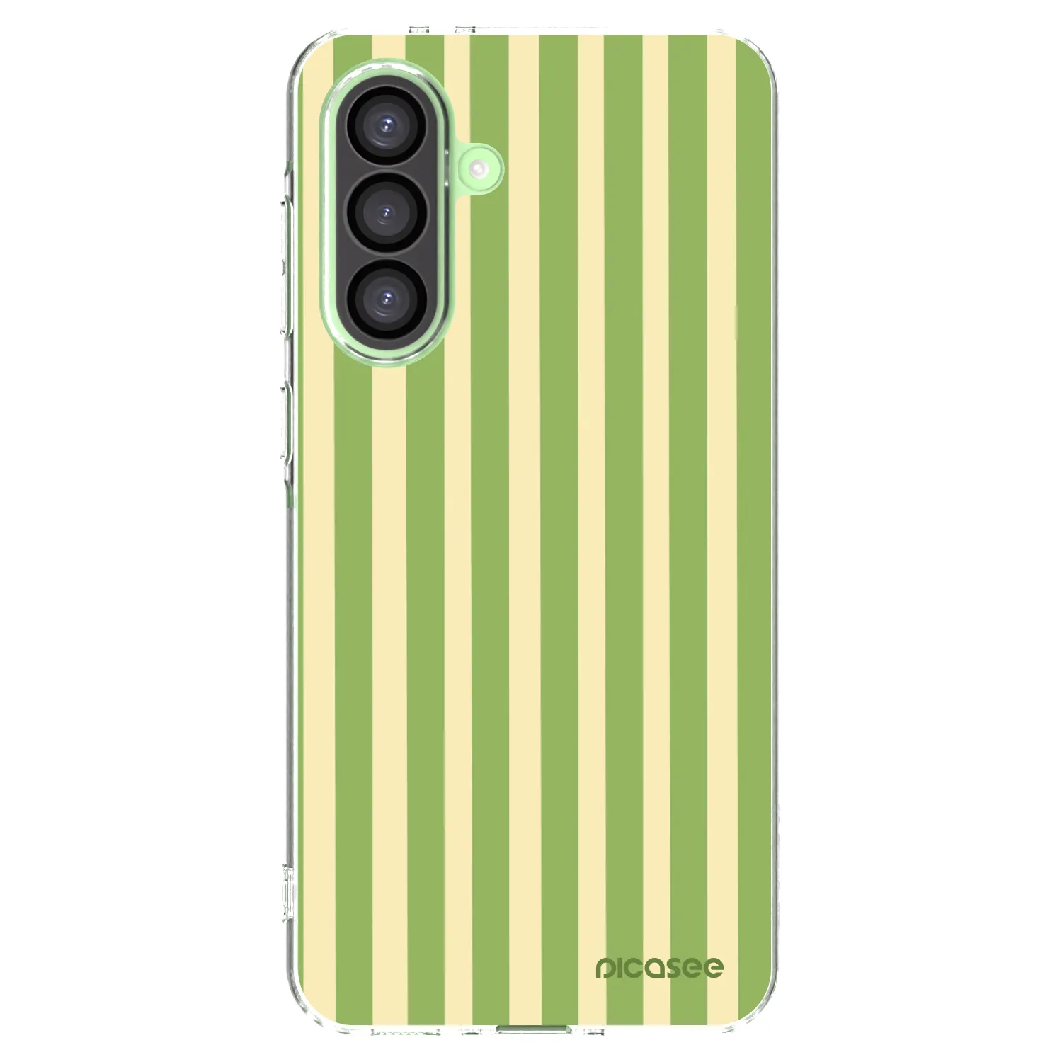 Picasee Samsung Galaxy A26 5G A266B Hülle - Transparentes Silikon - Lines Matcha