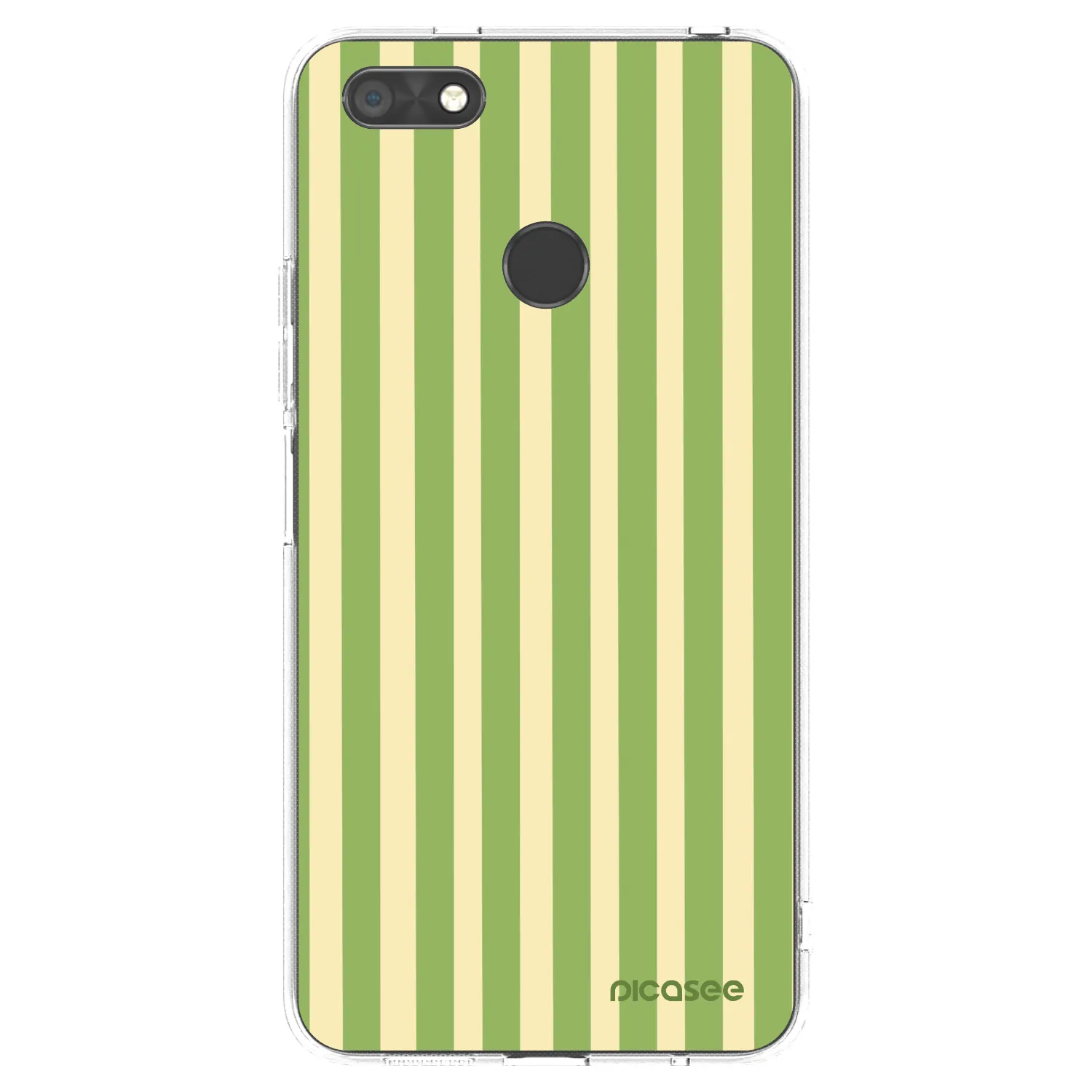 Picasee Huawei P9 Lite Mini Hülle - Transparentes Silikon - Lines Matcha