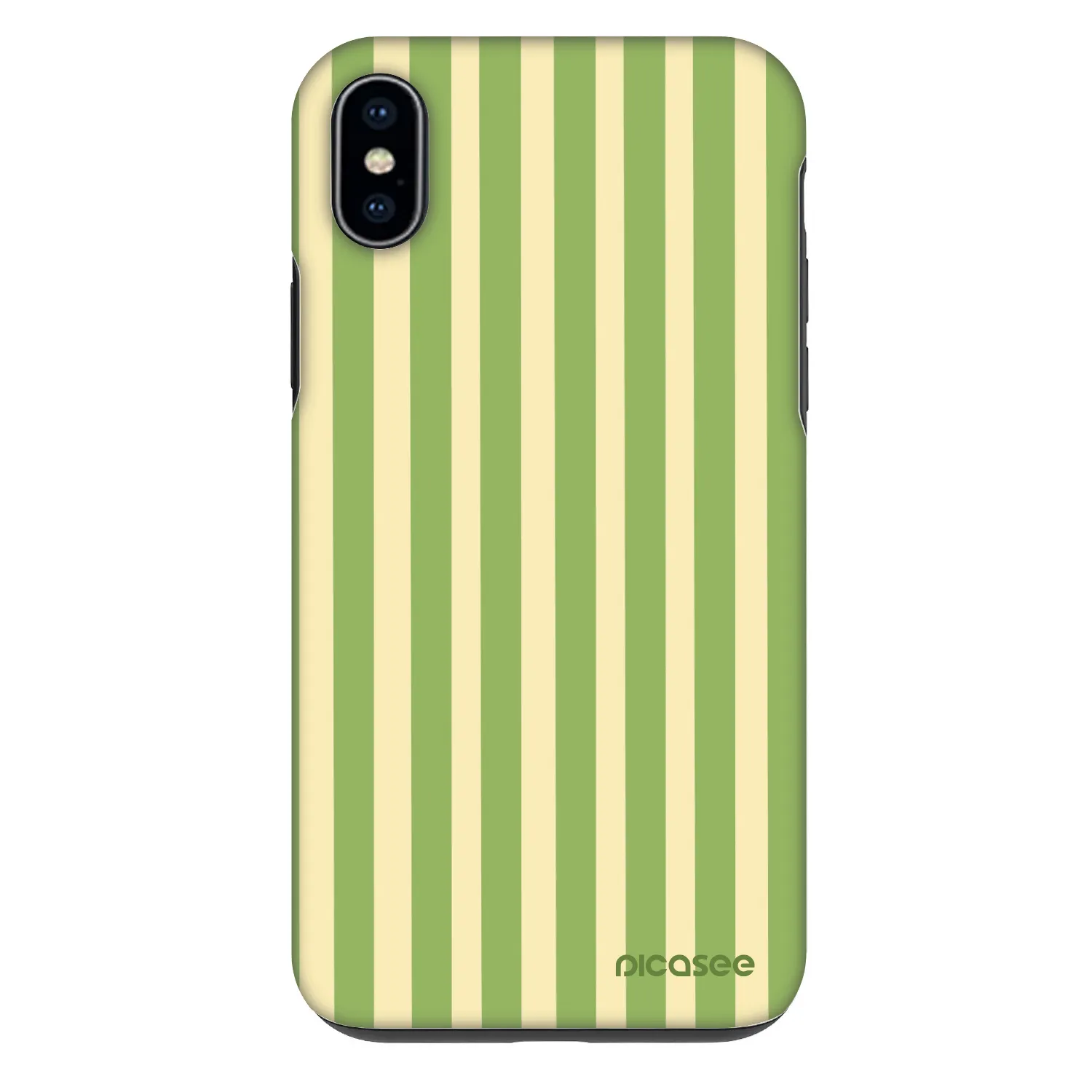 Picasee Fashion Case für Apple iPhone XS Max - Lines Matcha