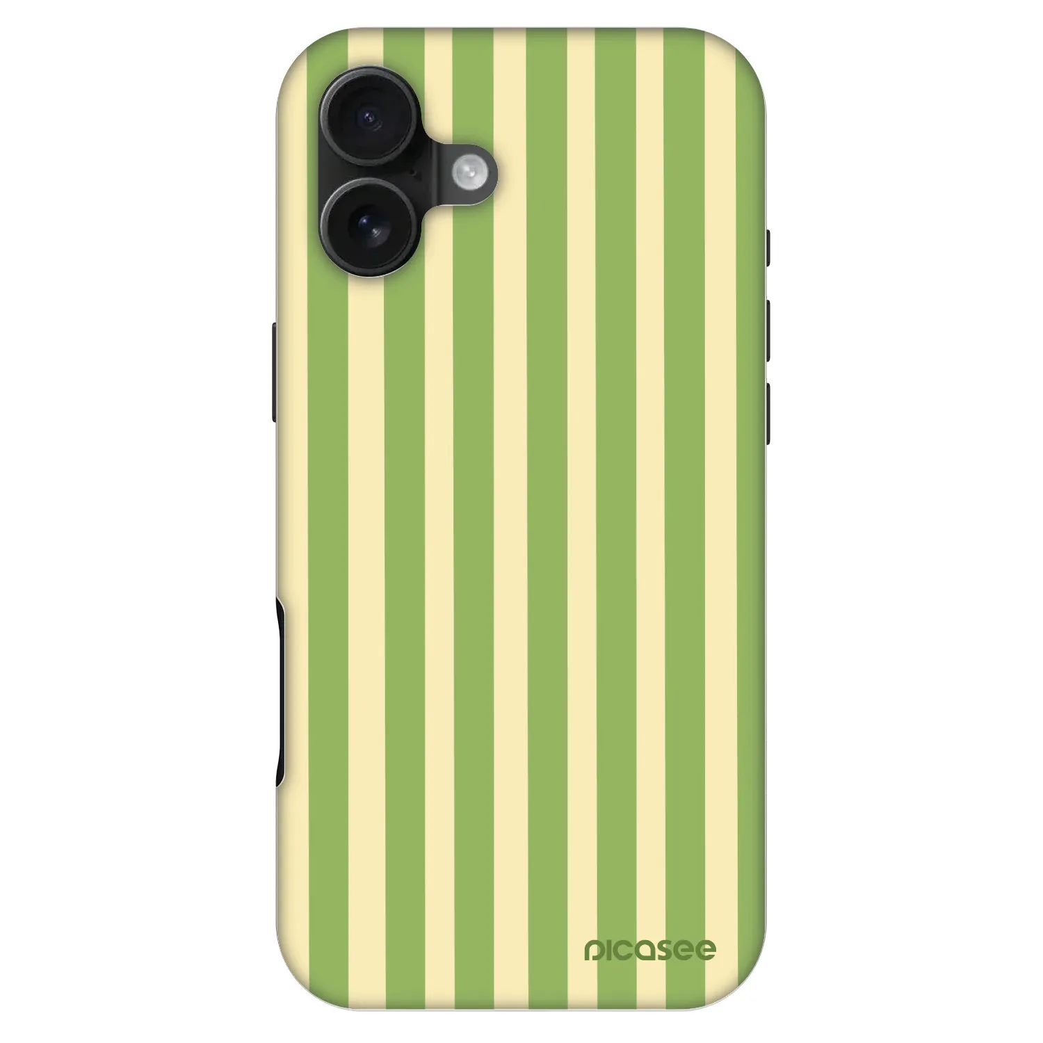 Picasee Fashion Case MagSafe für Apple iPhone 16 Plus - Lines Matcha