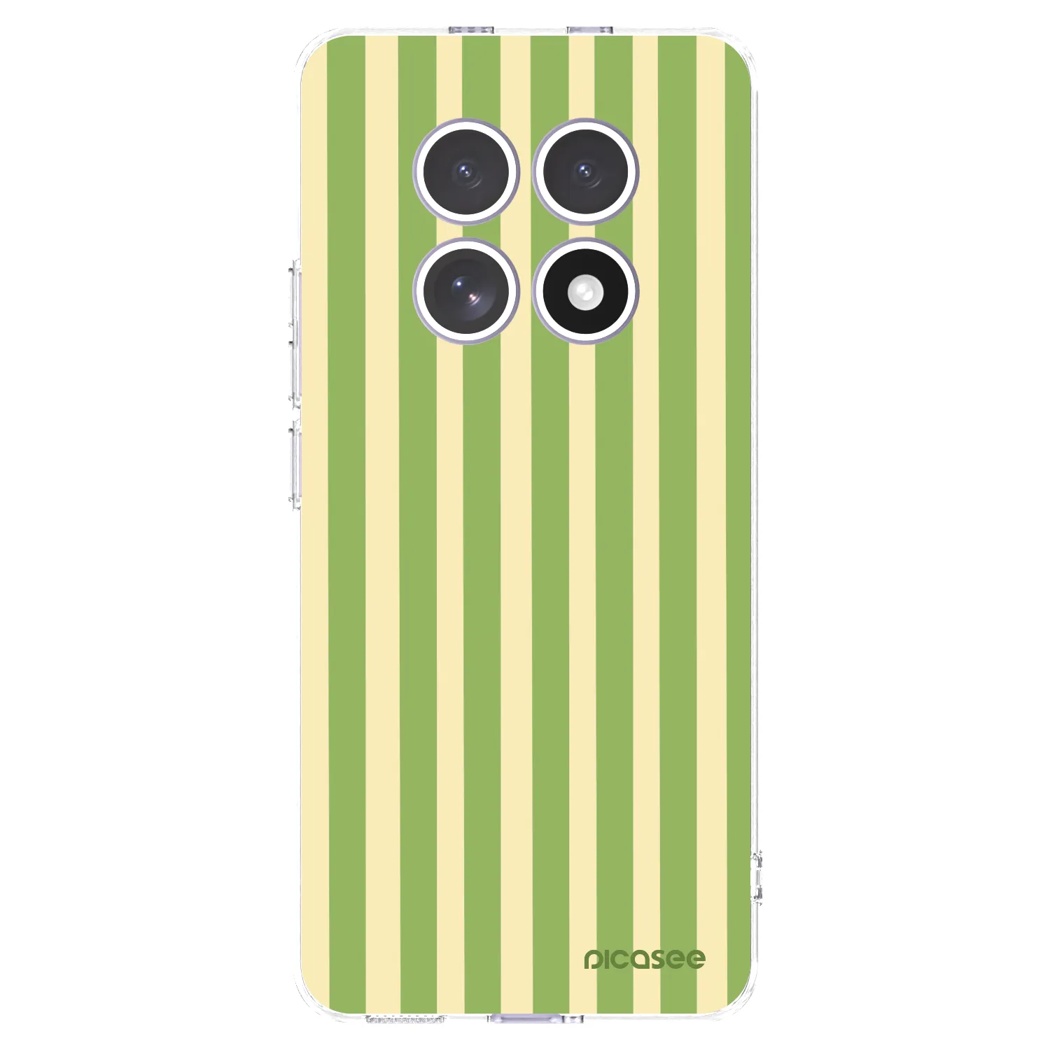 Picasee Xiaomi Redmi Note 15 4G Hülle - Transparentes Silikon - Lines Matcha