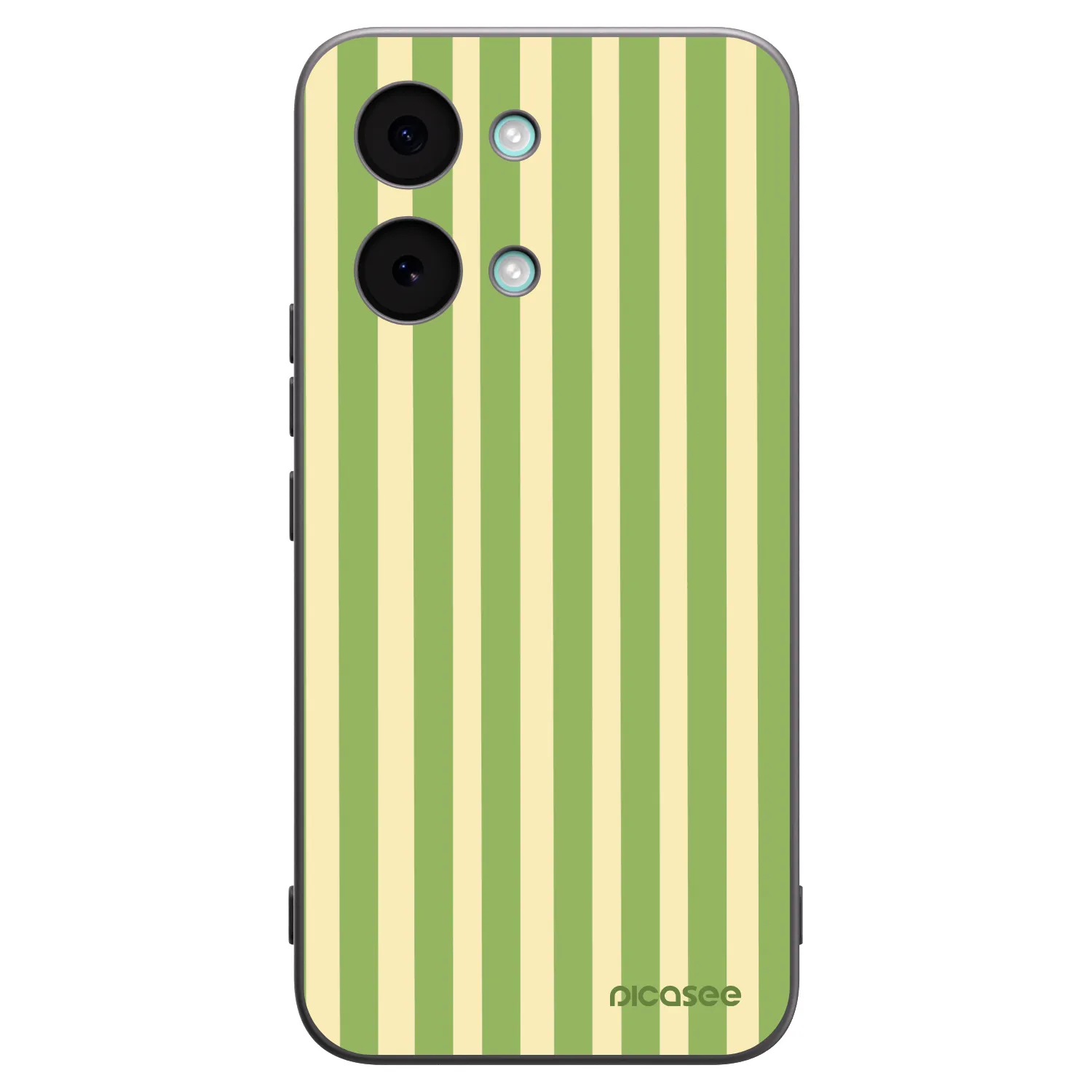 Picasee Xiaomi Poco X8 Pro Max Hülle - Schwarzes Silikon - Lines Matcha