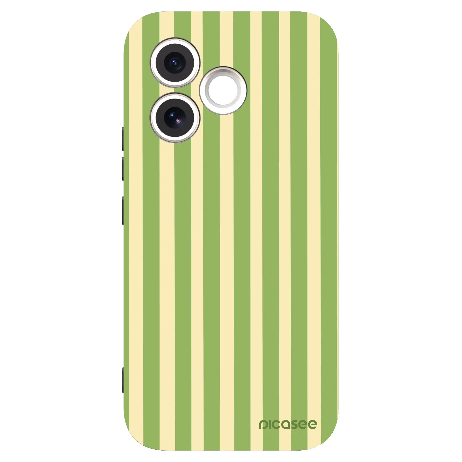 Picasee Honor 600 Lite Hülle - Schwarzes Silikon - Lines Matcha