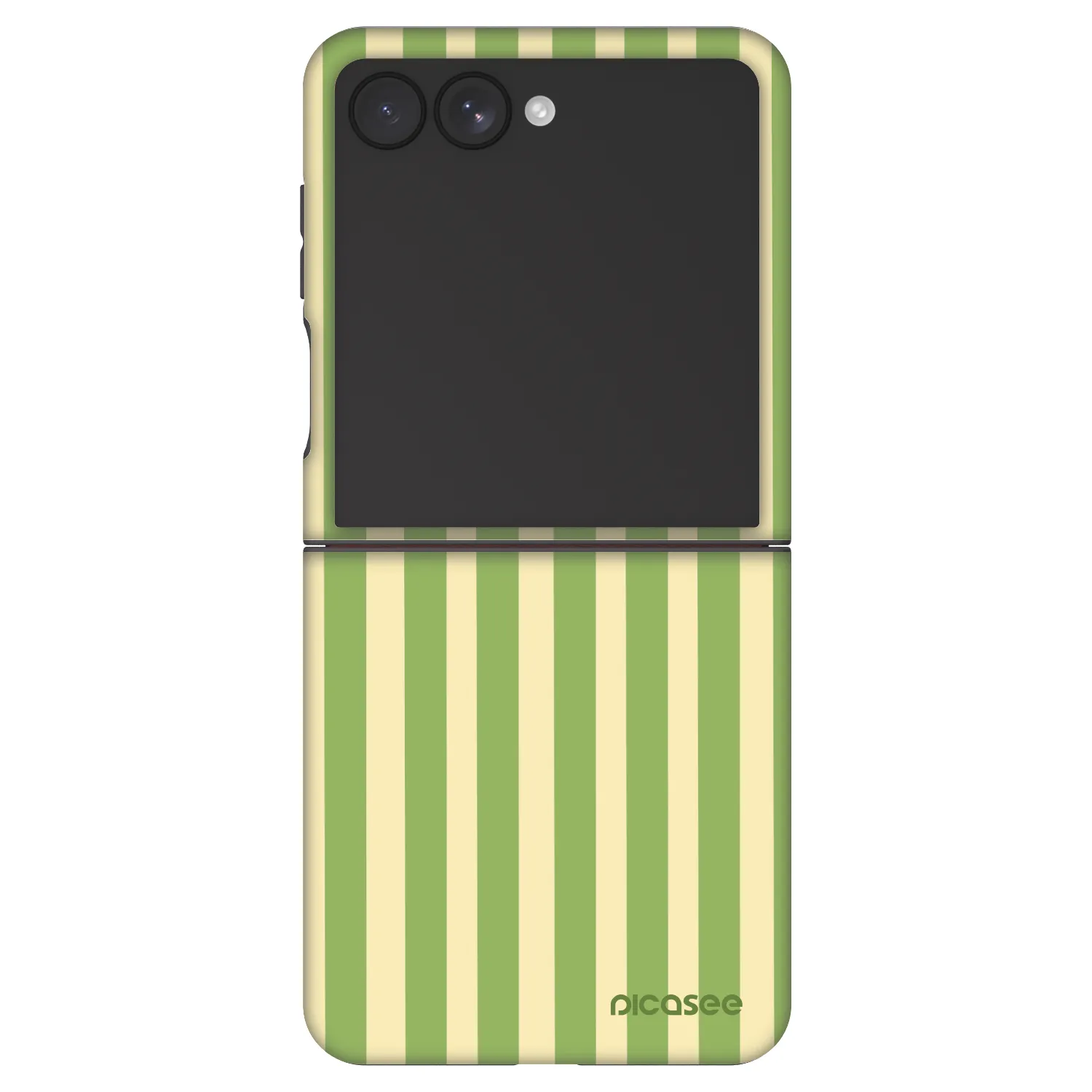 Picasee Fashion Case für Samsung Galaxy Z Flip7 5G - Lines Matcha
