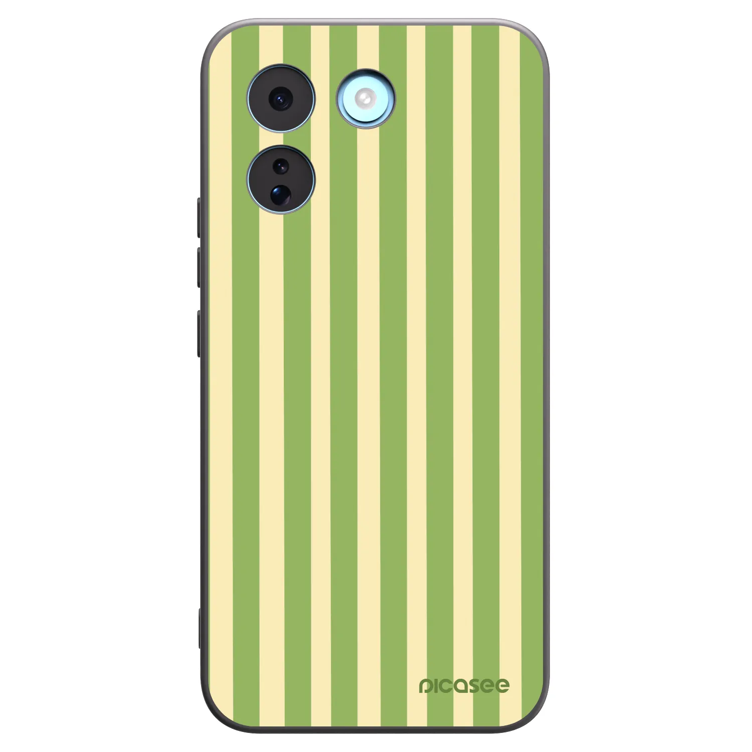 Picasee Xiaomi Redmi Note 17 Pro MAX 5G Hülle - Schwarzes Silikon - Lines Matcha