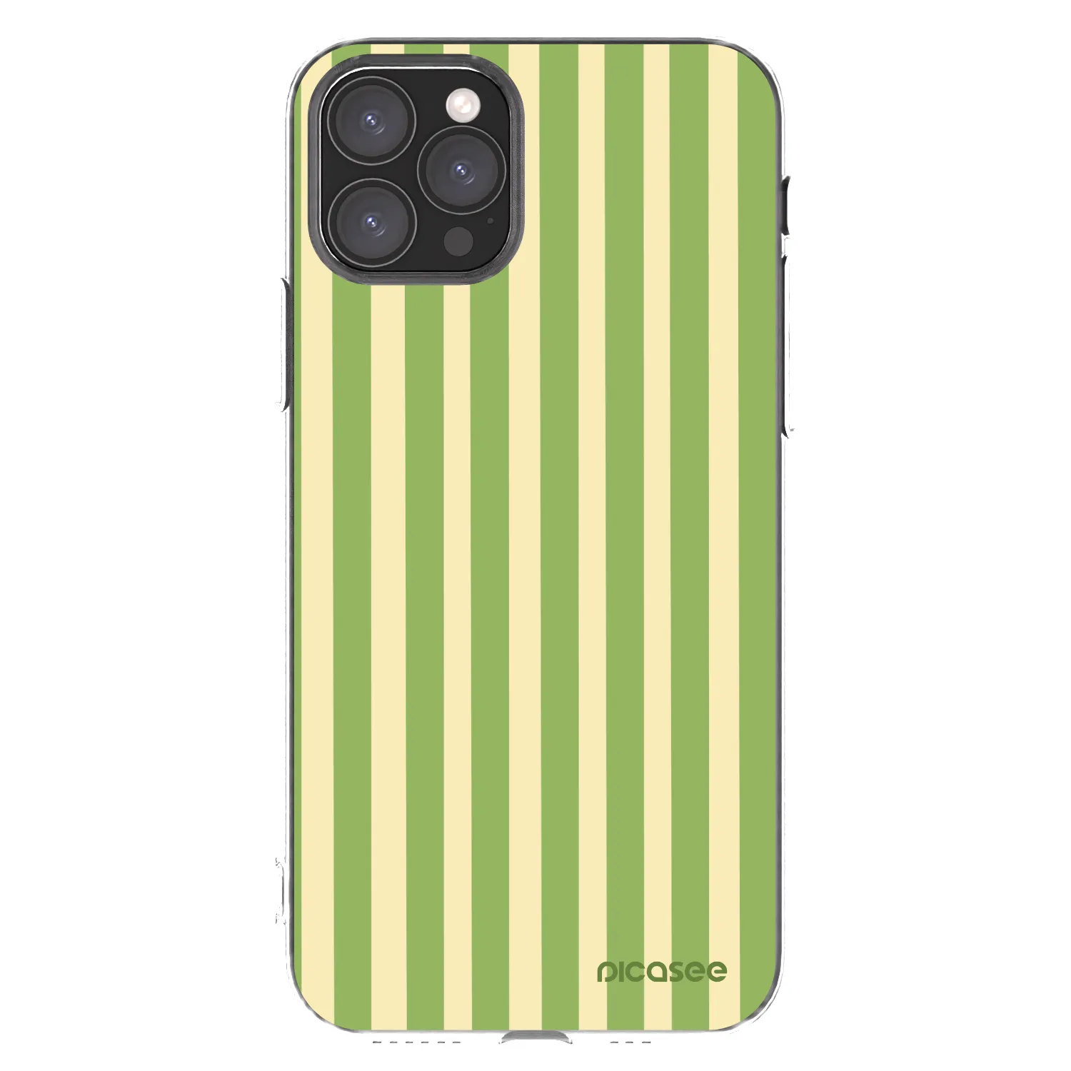 Picasee Apple iPhone 11 Pro Hülle - Transparentes Silikon - Lines Matcha