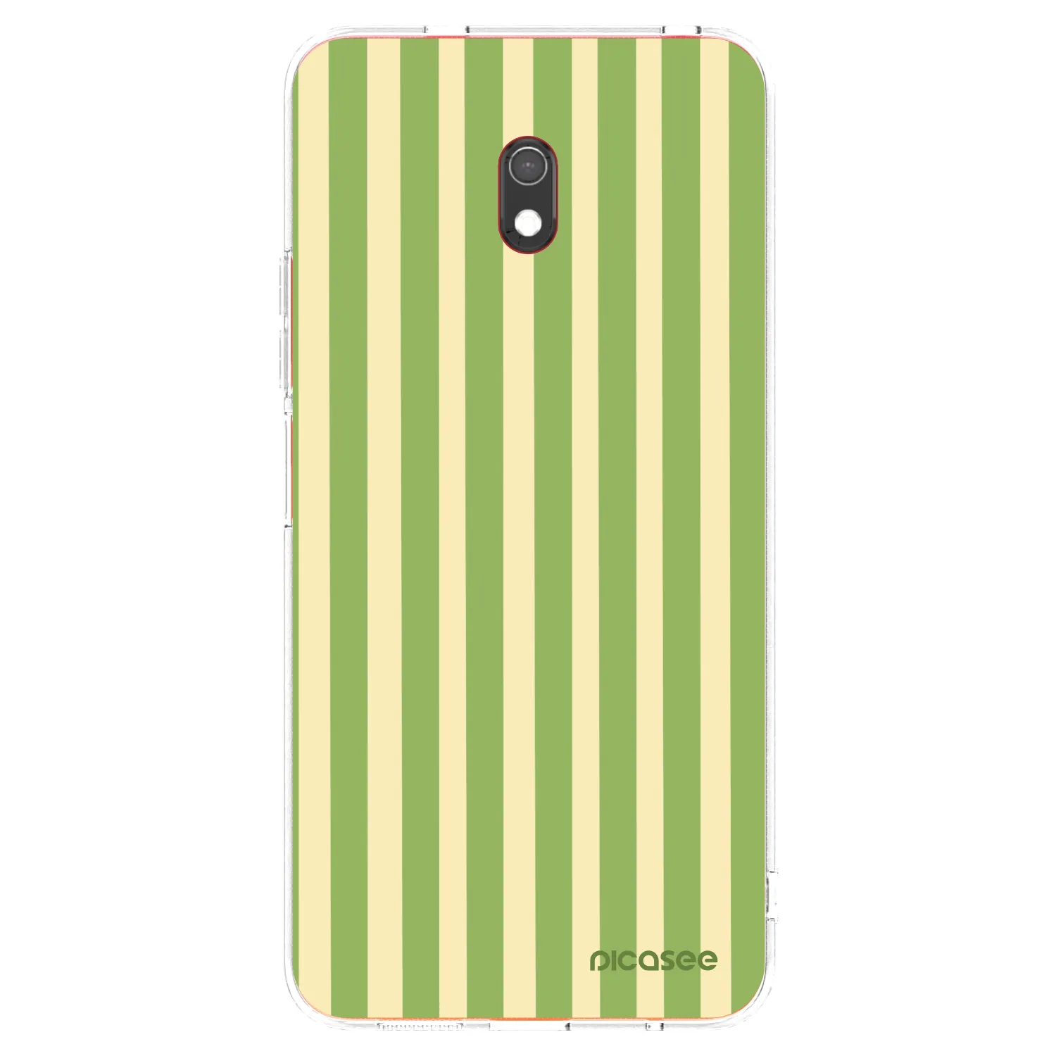 Picasee Xiaomi Redmi 8A Hülle - Transparentes Silikon - Lines Matcha