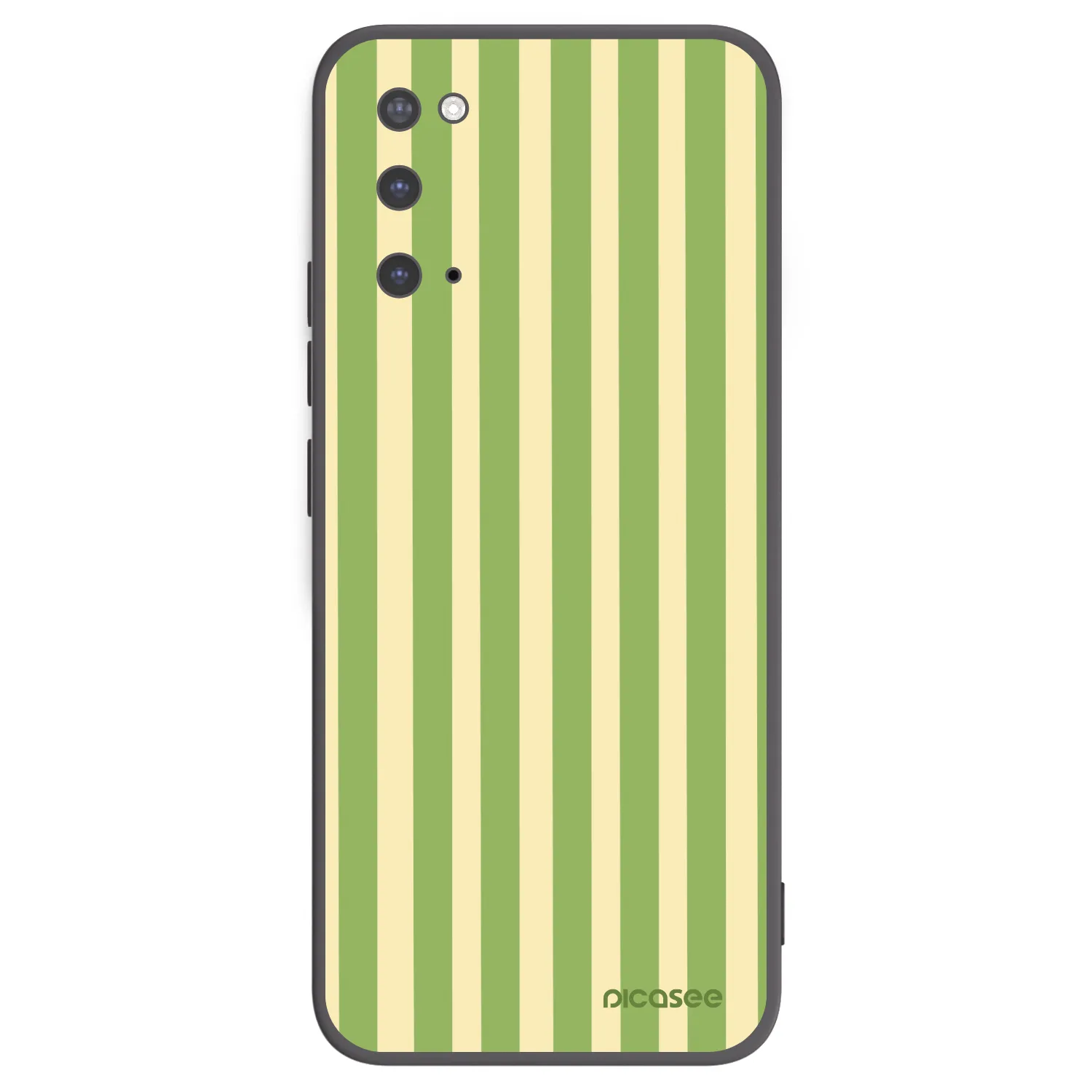 Picasee Samsung Galaxy S20 G980F Hülle - Schwarzes Silikon - Lines Matcha