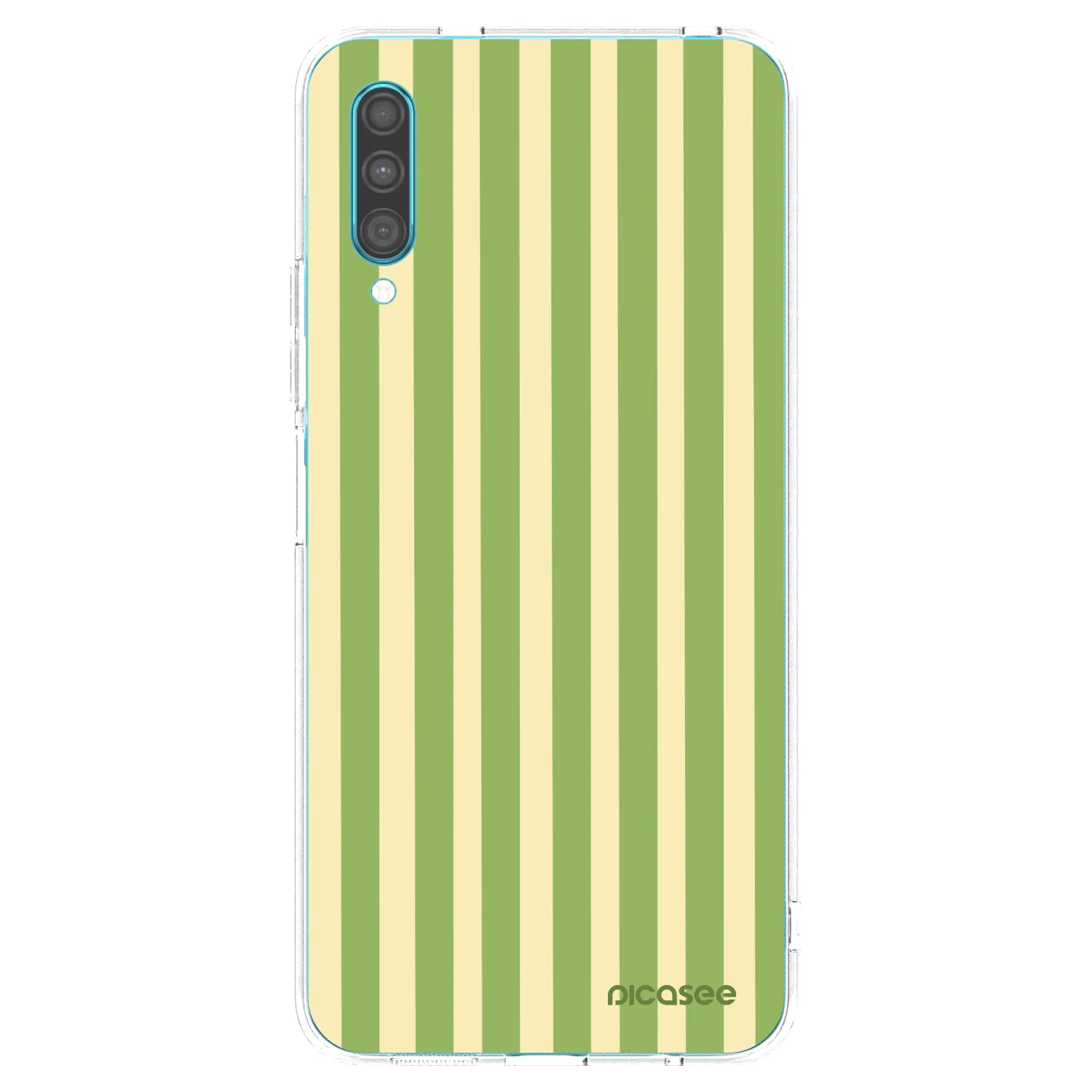 Picasee Samsung Galaxy A30s A307F Hülle - Transparentes Silikon - Lines Matcha