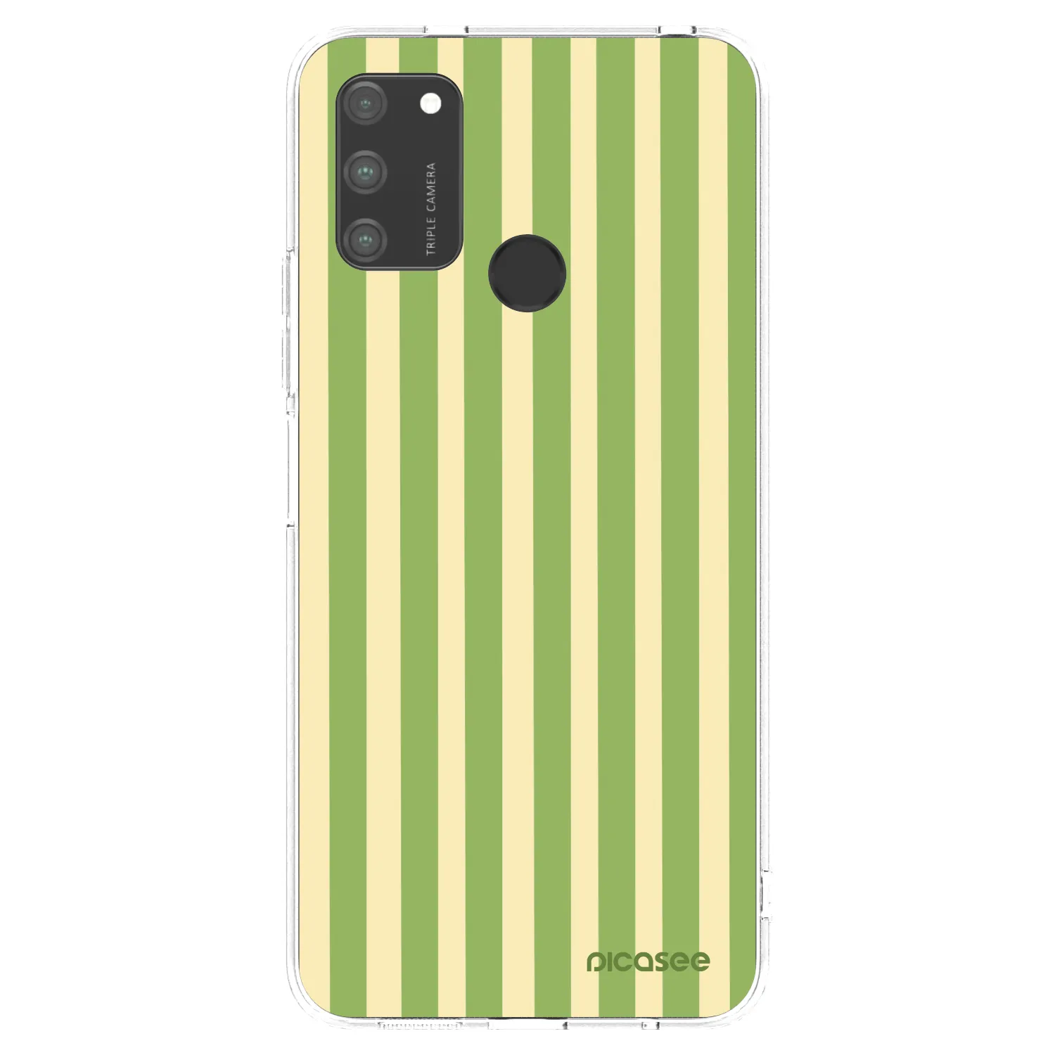 Picasee Honor 9A Hülle - Transparentes Silikon - Lines Matcha