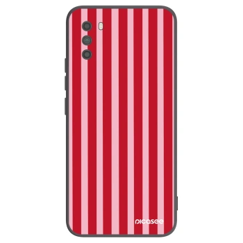 Picasee Xiaomi Poco M3 Hülle - Schwarzes Silikon - Lines red