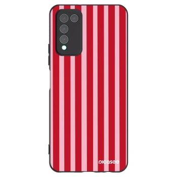 Hülle für Honor 10X Lite - Lines red