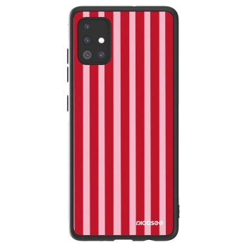 Picasee ULTIMATE CASE für Samsung Galaxy A51 A515F - Lines red