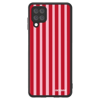 Picasee ULTIMATE CASE für Samsung Galaxy A12 A125F - Lines red