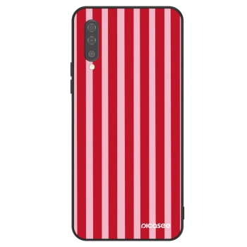 Hülle für Samsung Galaxy A50 A505F - Lines red