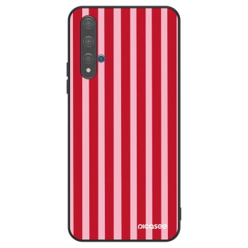 Hülle für Huawei Nova 5T - Lines red
