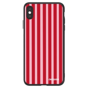 Picasee ULTIMATE CASE für Apple iPhone XS Max - Lines red