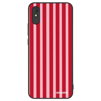 Hülle für Xiaomi Redmi 9AT - Lines red